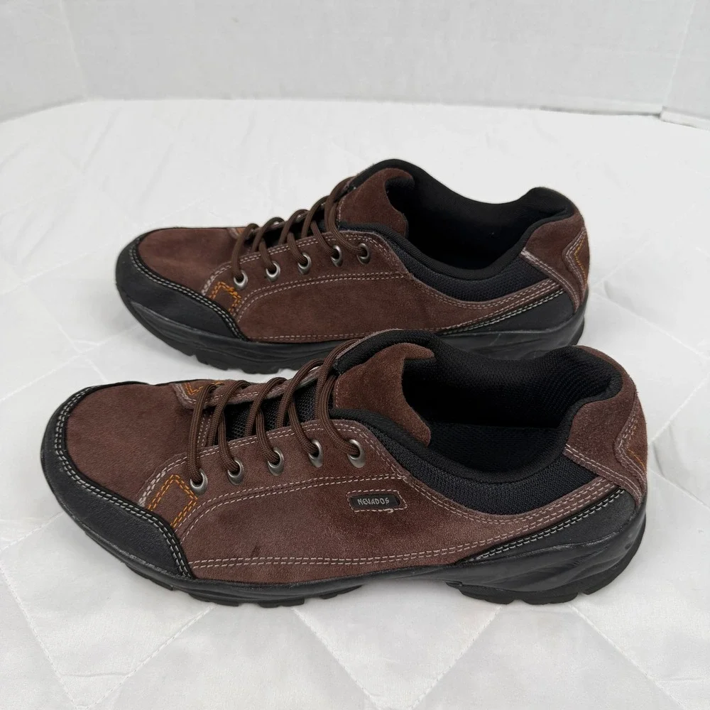 Nevados Men's 12 Brown Suede Leather Rugged Oxford Hiking Trail Shoes
